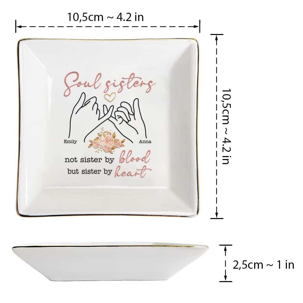 Soul Sisters Pinky Promise – Personalisierte Schmuckschale für beste Freundinnen