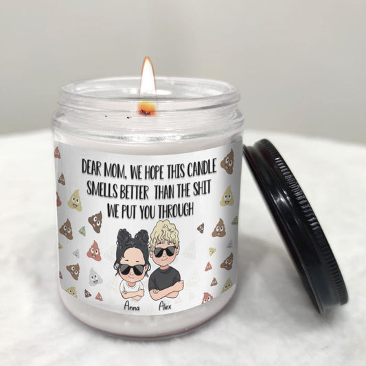 Dear Mom Dear Dad Funny Gift - Gift for mom, grandma, grandpa, dad - Personalized