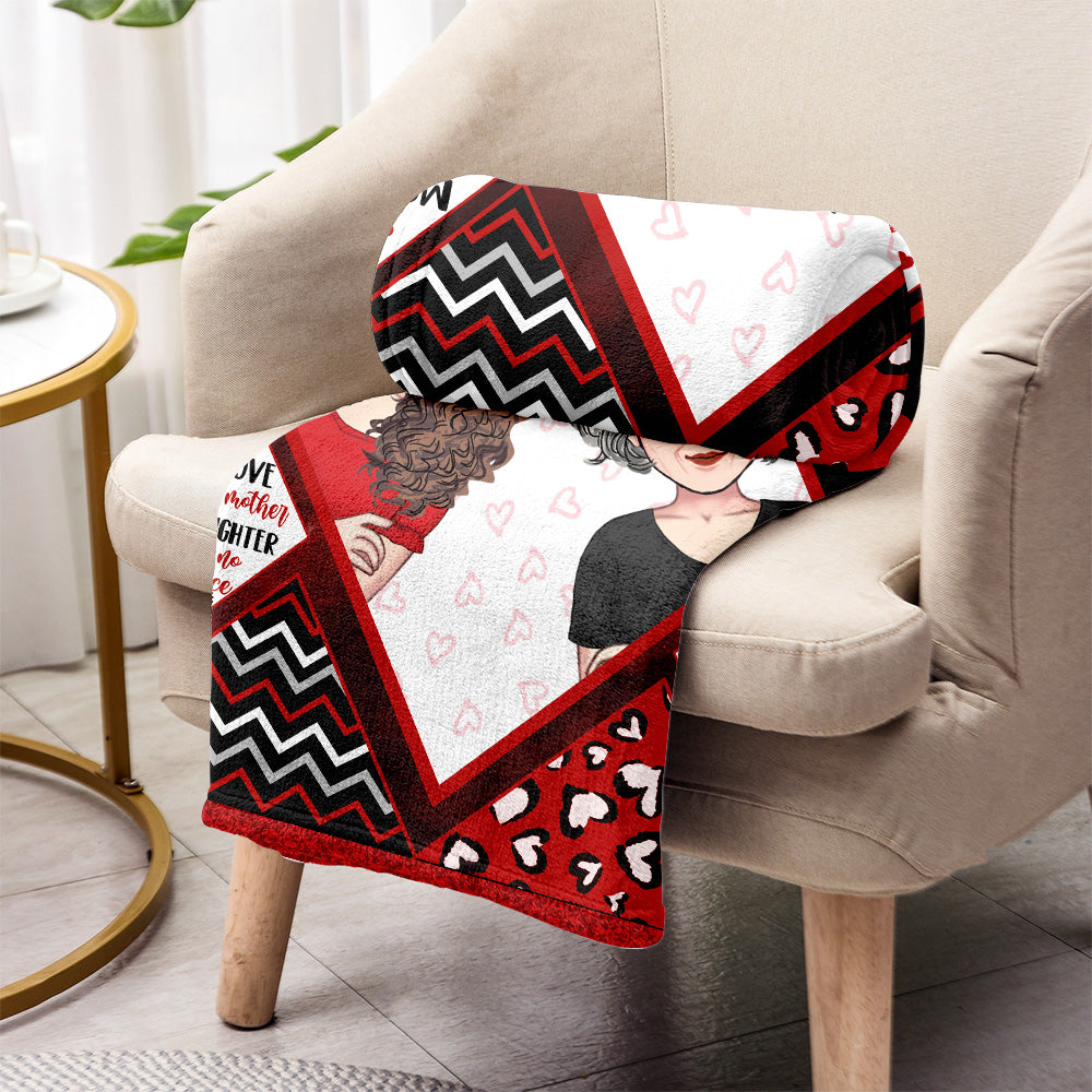 Mutter und Tochter – Personalisierte Muttertagsdecke