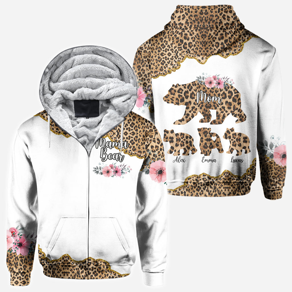 Mama Bär - Personalisiertes Mutter-Shirt
