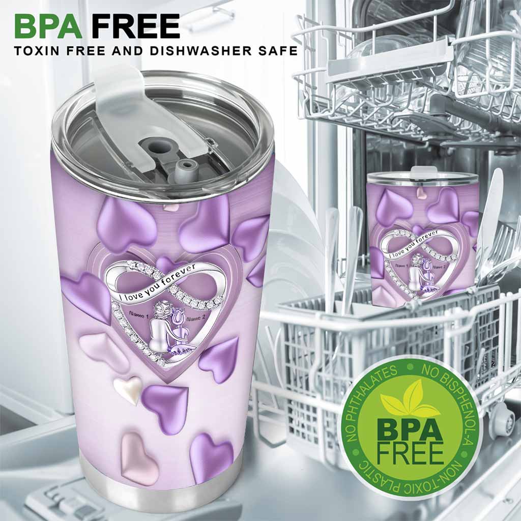 Mutter und Tochter – Personalisierter Muttertagsbecher