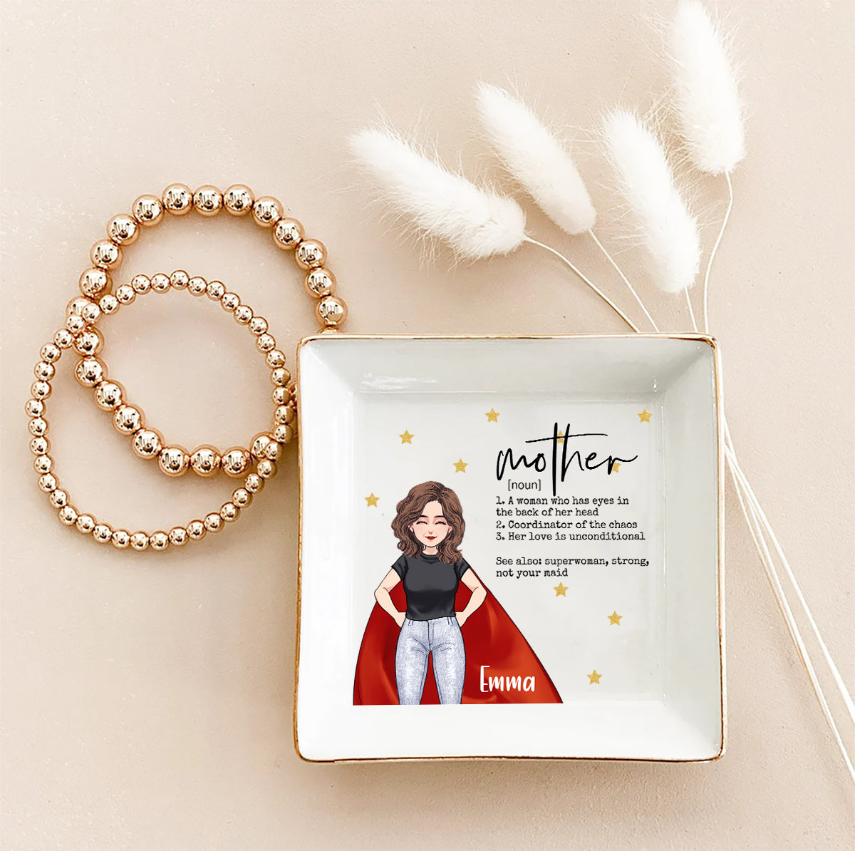 Mother - Personalized Mother's Day Mother Jewelry Dish