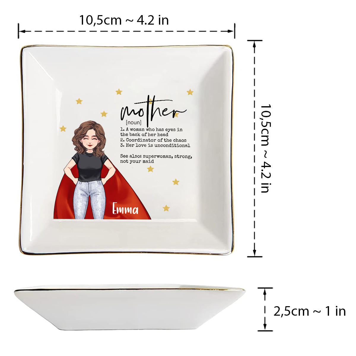 Mother - Personalized Mother's Day Mother Jewelry Dish