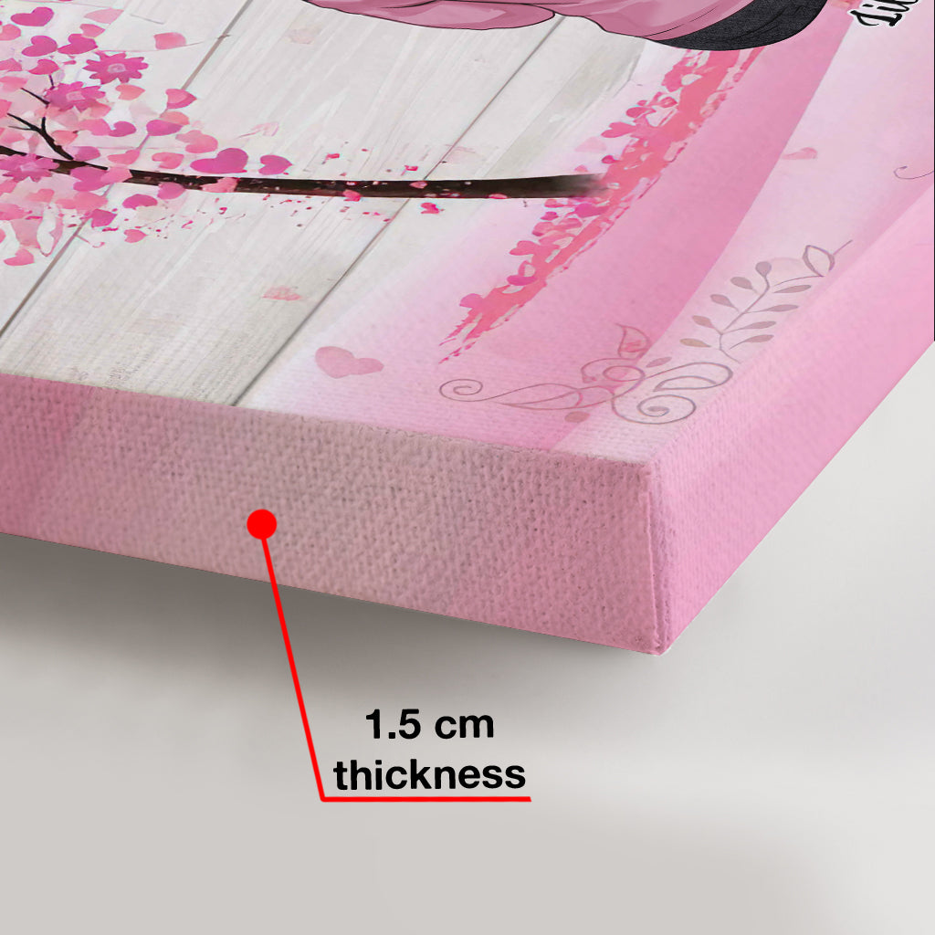 Brauchst du jemanden, der da ist? - Personalisierte Hundeleinwand und Poster