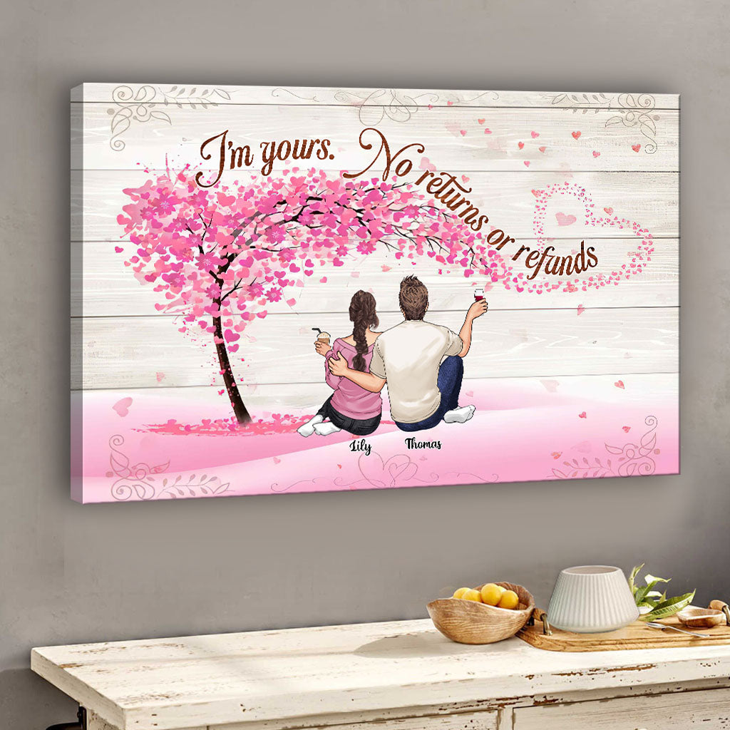 I'm Yours - Personalized Couple Canvas And Poster