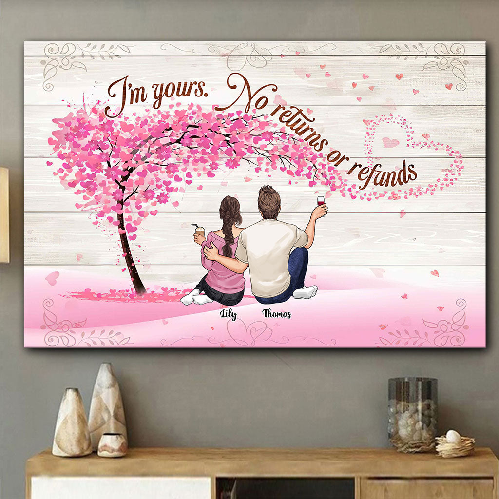 I'm Yours - Personalized Couple Canvas And Poster