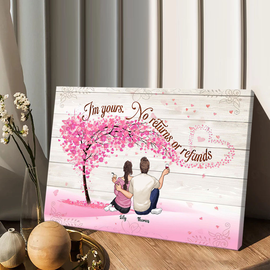I'm Yours - Personalized Couple Canvas And Poster
