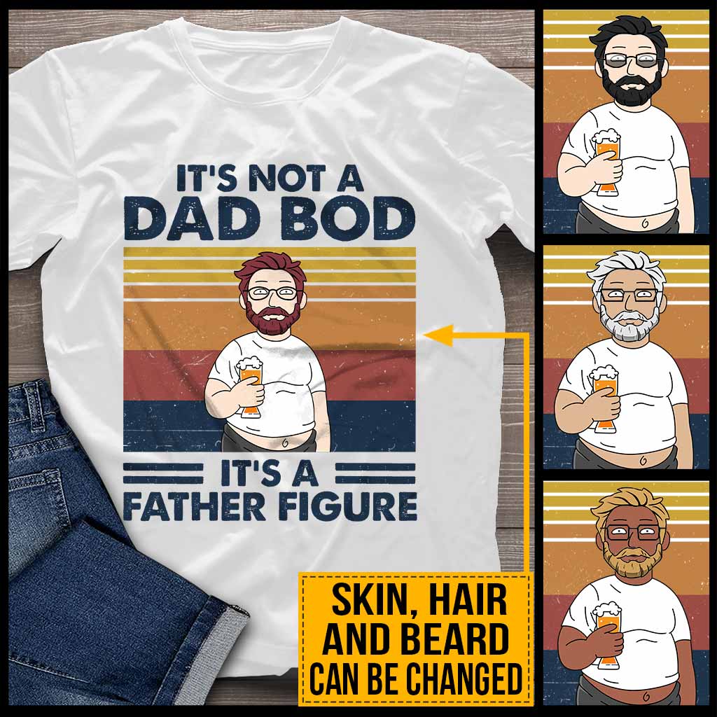 Kein Dad Bod – Personalisiertes Bier-T-Shirt und Hoodie