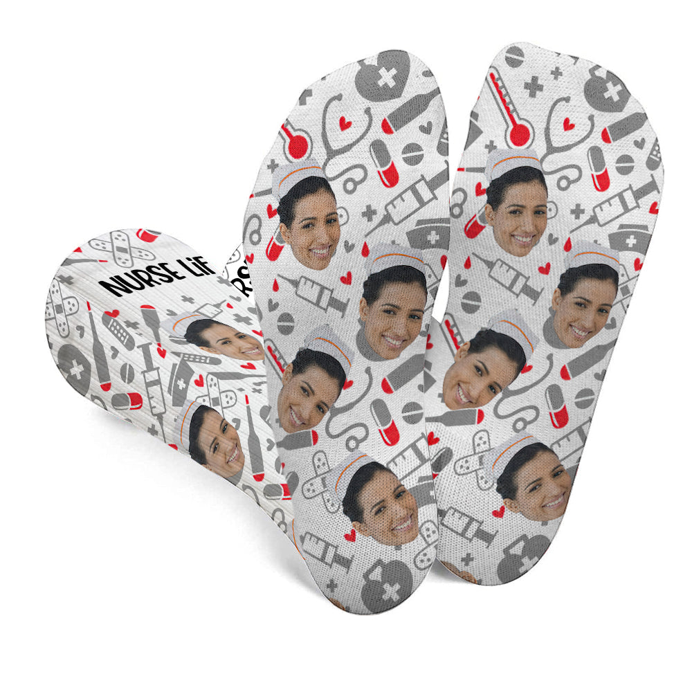 Nurse Life - Personalized Nurse Socks