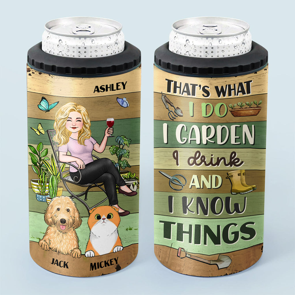 Das ist mein Ding – personalisierter Dosenkühler für Gartenartikel