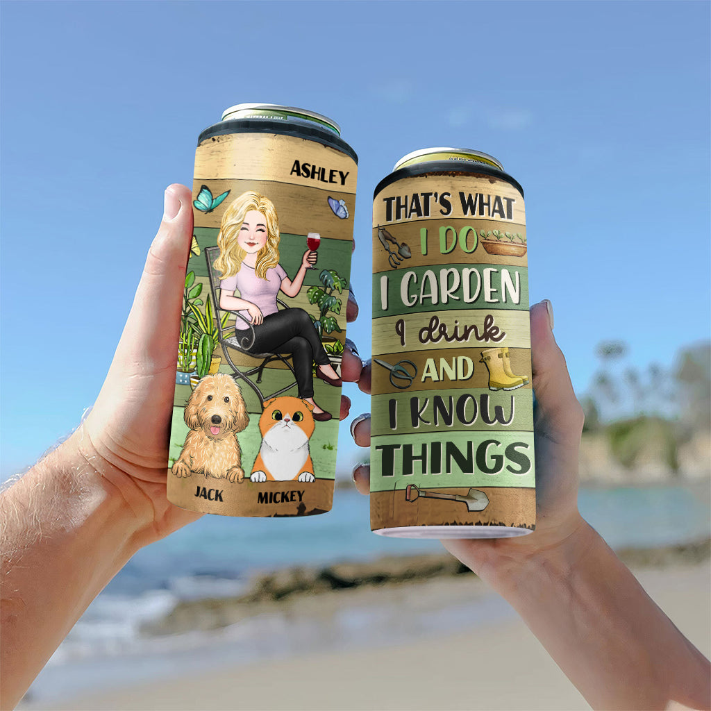 Das ist mein Ding – personalisierter Dosenkühler für Gartenartikel