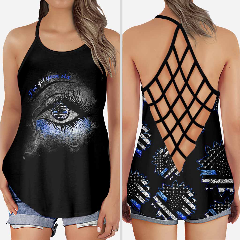 I've Got Your Six  - Police Officer Cross Tank Top