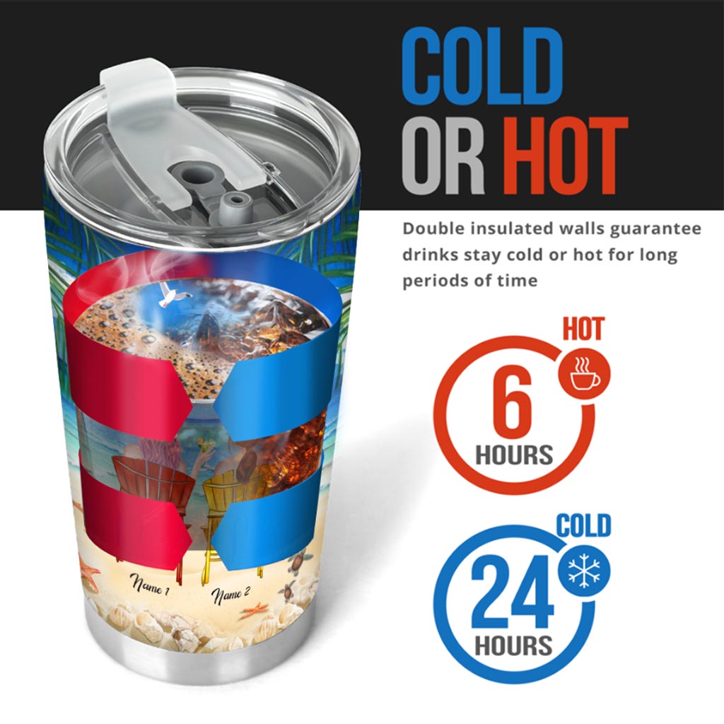 Es gibt nichts Besseres als – Personalisierter Trinkbecher für Meeresliebhaber