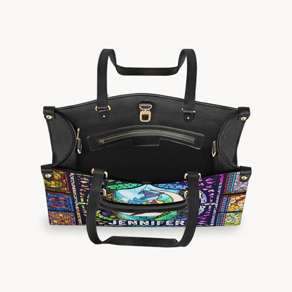Hexen-Vibes – Personalisierte Hexen-Lederhandtasche