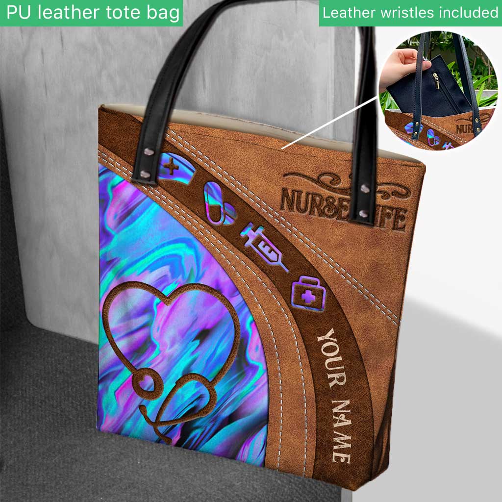 Nurse Life – Personalisierte Tragetasche für Krankenschwestern