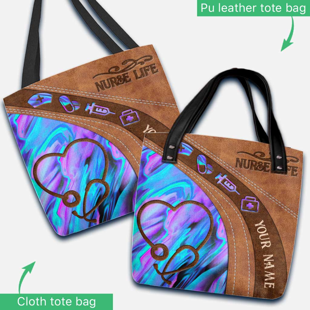 Nurse Life – Personalisierte Tragetasche für Krankenschwestern