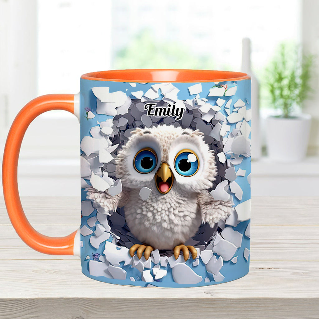 Love Owls - Personalized Owl Accent Mug