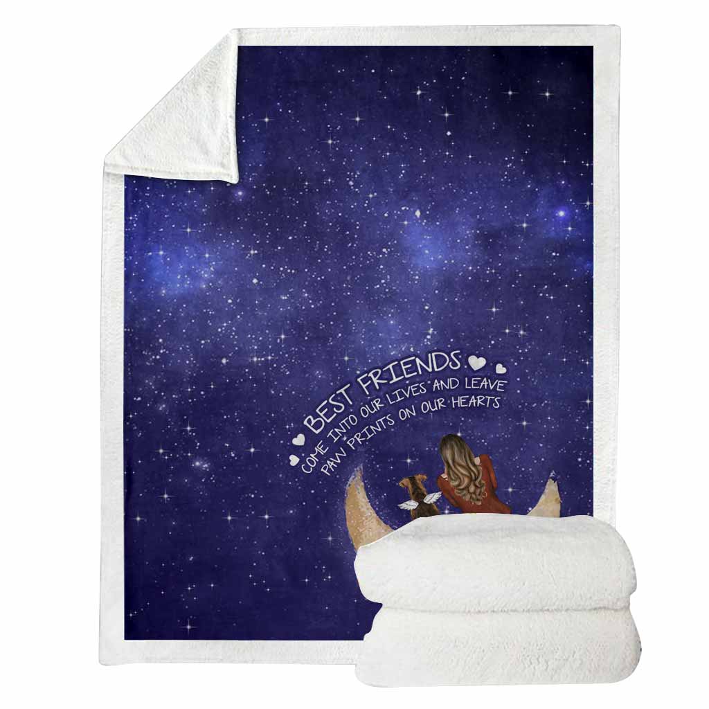 Forever In Our My Heart - Personalized Dog Blanket