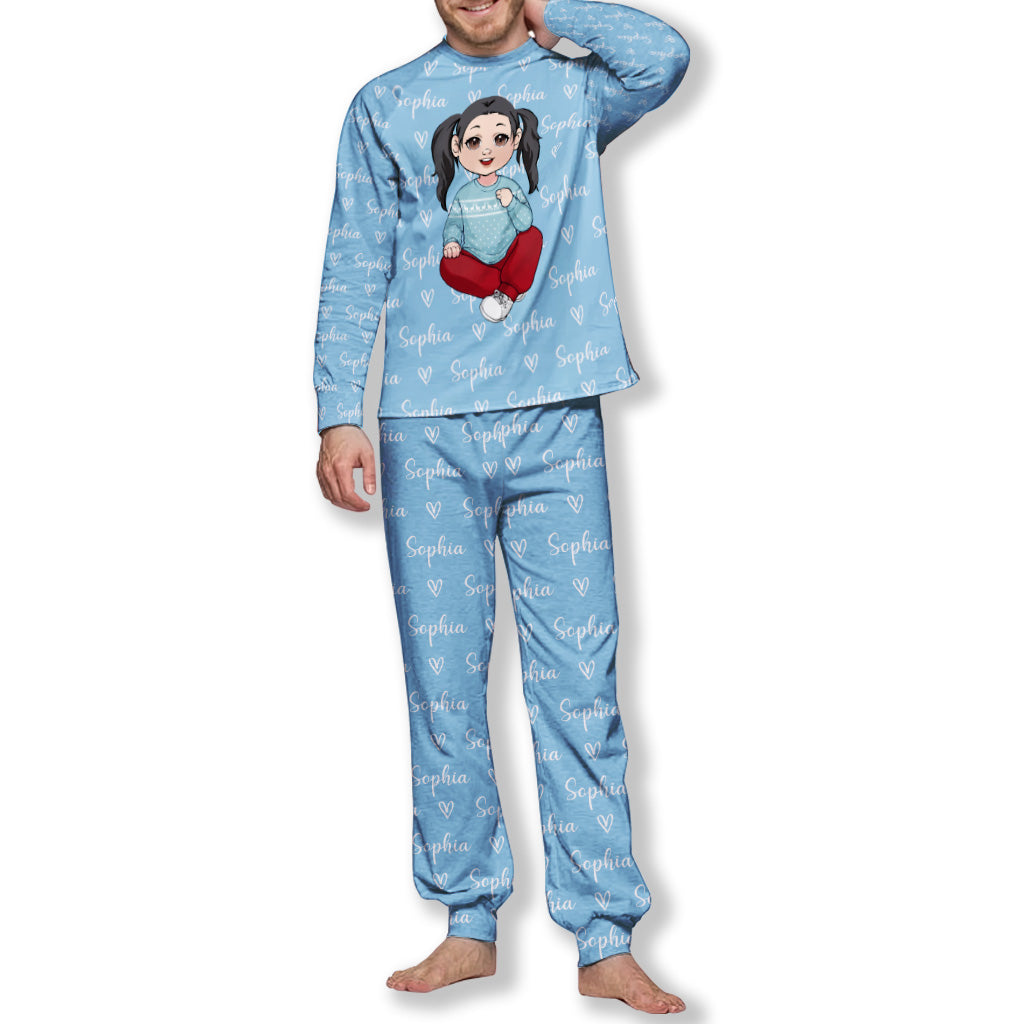 Frohe Weihnachten, Kinder – personalisiertes Kinderpyjama-Set