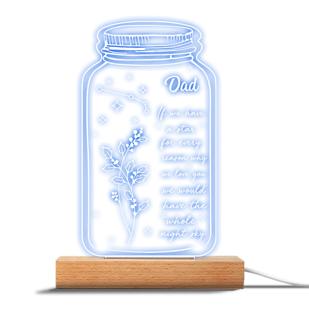 Sternzeichen-Geburtsblume – Geschenk für Mama, Oma, Tochter, Ehefrau, Freundin, Papa, Opa, Freund, Ehemann – Personalisierte, geformte Plakettenleuchte