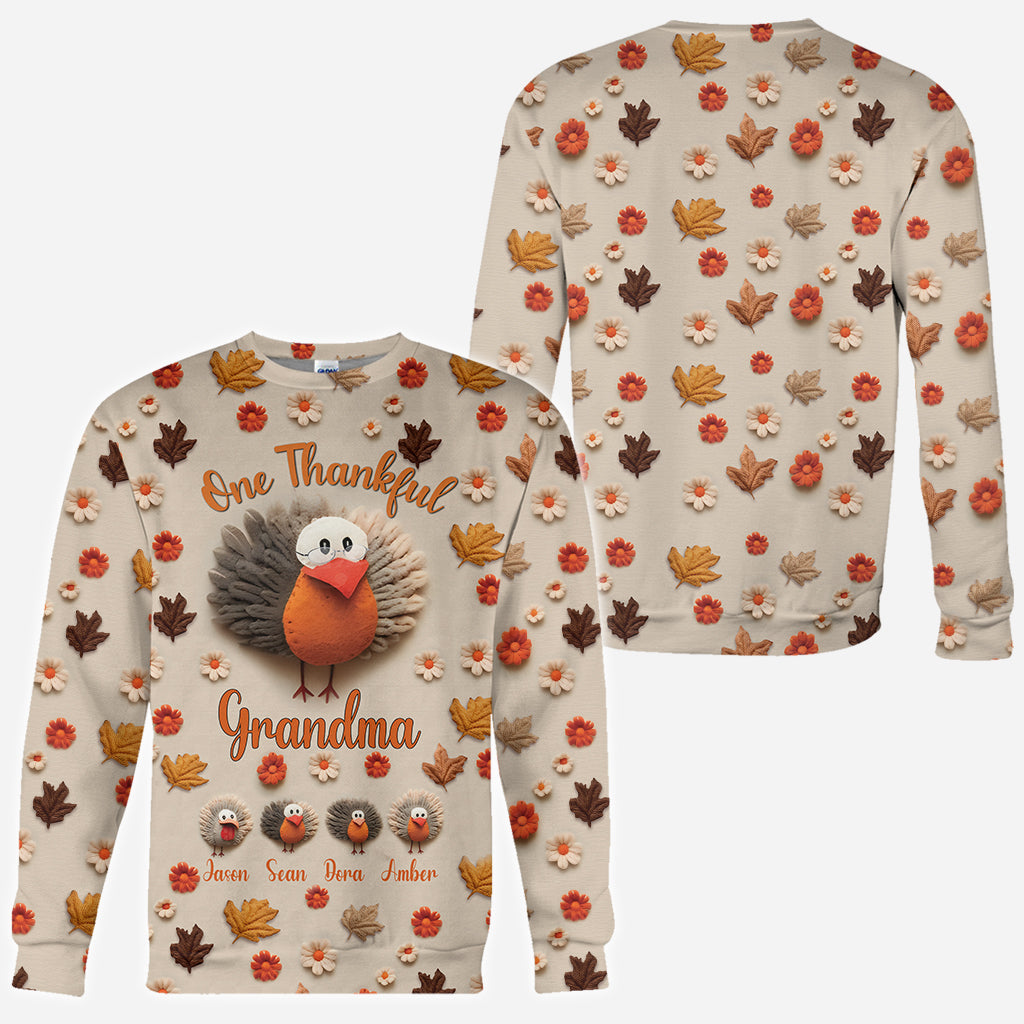 Eine dankbare Oma – Personalisiertes Oma-Shirt