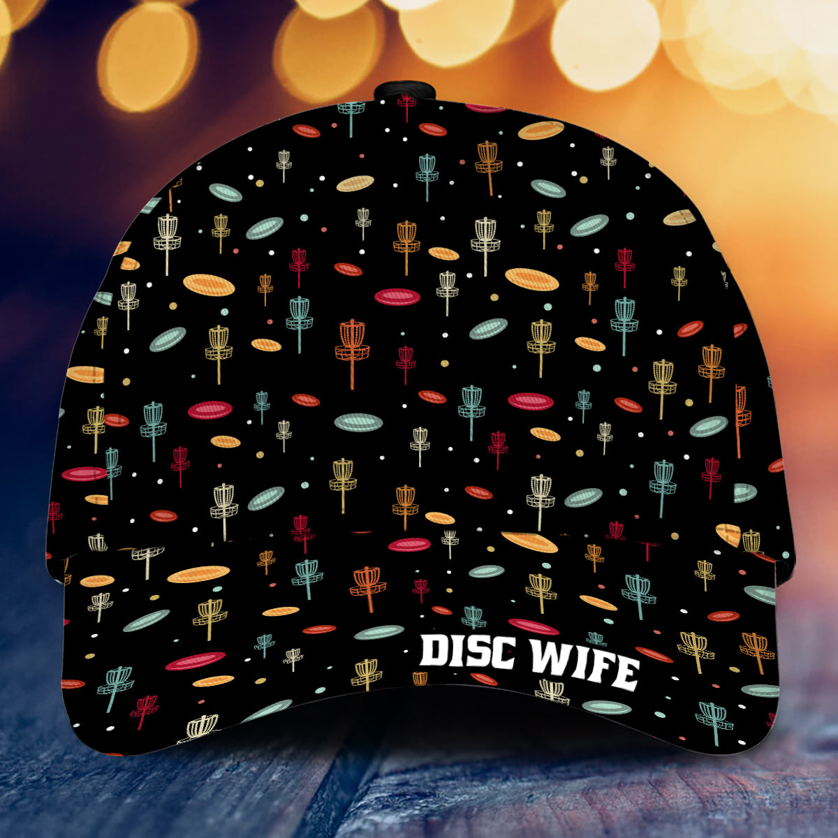 Disc Daddy – Disc-Golf-Geschenk für Papa, Opa, Mama, Oma – Personalisierte klassische Kappe