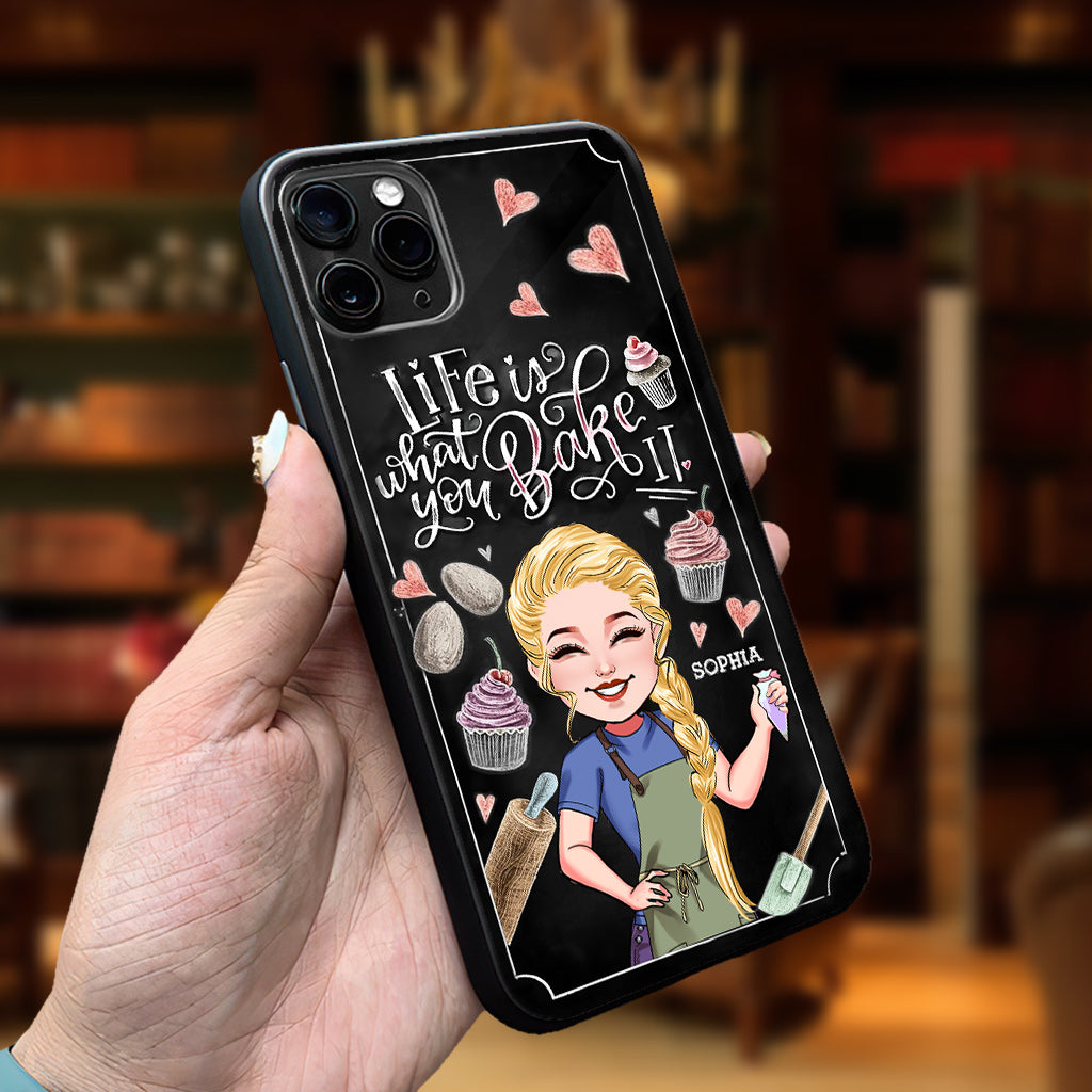 Life Is What You Bake It - Personalized Baking Phone Case