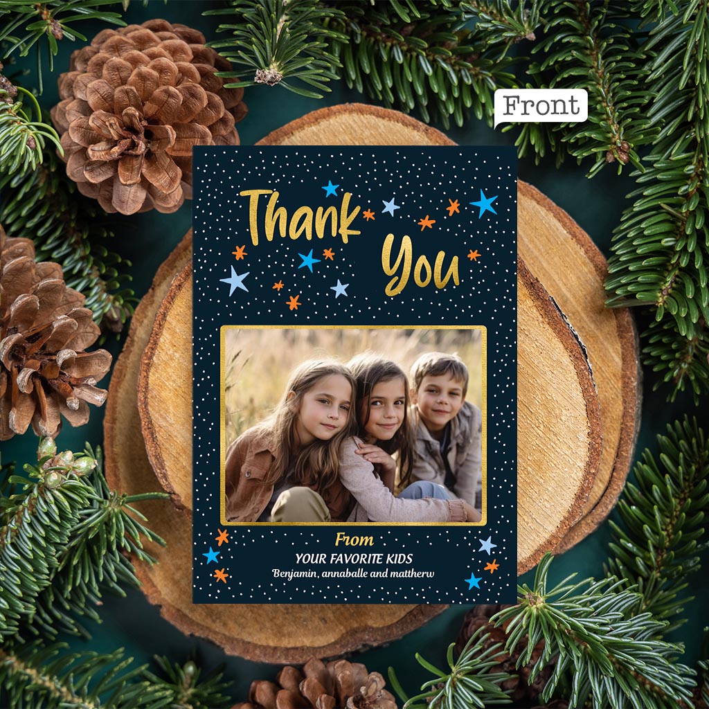 Danke / Alles Gute zum Geburtstag / Ich liebe dich - Personalisierte Grußkarte