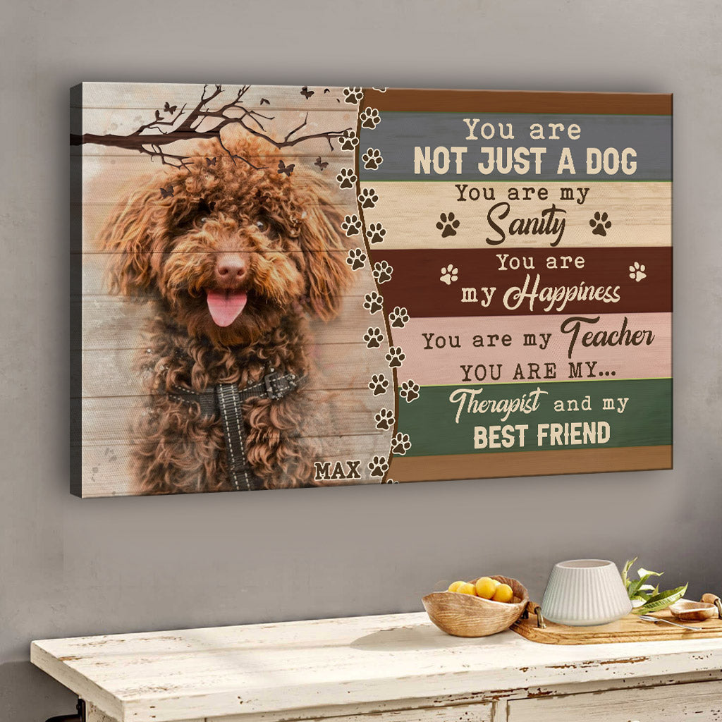 Beste Freunde – Personalisierte Hundeleinwand und Poster