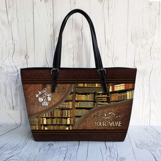 Bibliothek – Personalisierte Ledertasche für Bibliothekare