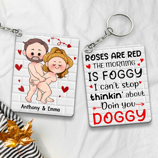 Ich wünsche dir nur, dass du glücklich bist – Geschenk für Paare (Ehemann, Ehefrau, Freund, Freundin) – Personalisierter Schlüsselanhänger