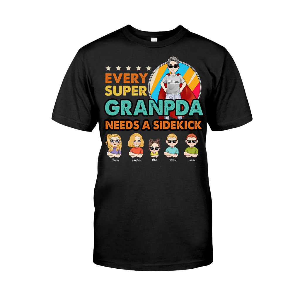 Super-Papa, Superheld – Geschenk für Papa, Opa, Onkel, Bruder – Personalisiertes T-Shirt und Hoodie