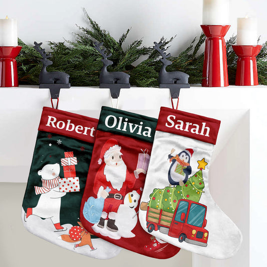 Frohe Weihnachten – Personalisierte Weihnachtsstrümpfe für die Familie