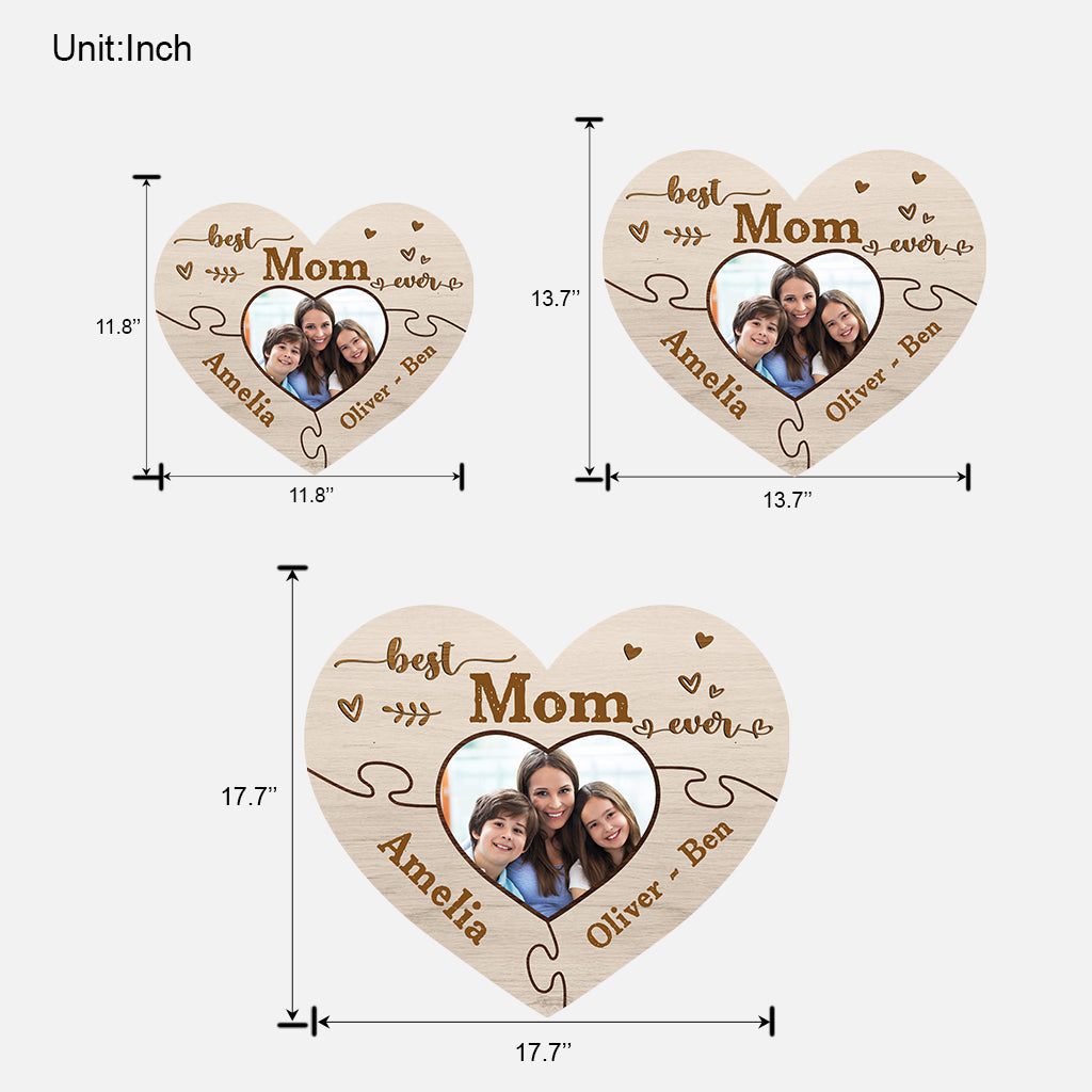 Die beste Oma aller Zeiten – Geschenk für Oma, Opa, Mama, Papa, Tante, Onkel, Schwester, Bruder – Personalisiertes Holzschild