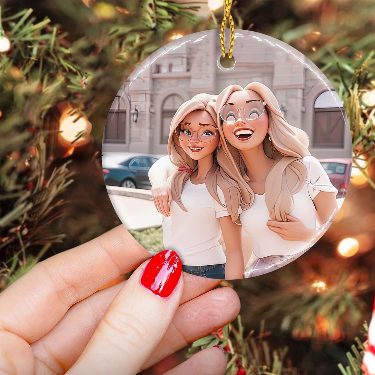 Herzlichen Glückwunsch, dass du mein Liebling bist! – Geschenk für eine Freundin – Personalisierter Keramikkreis