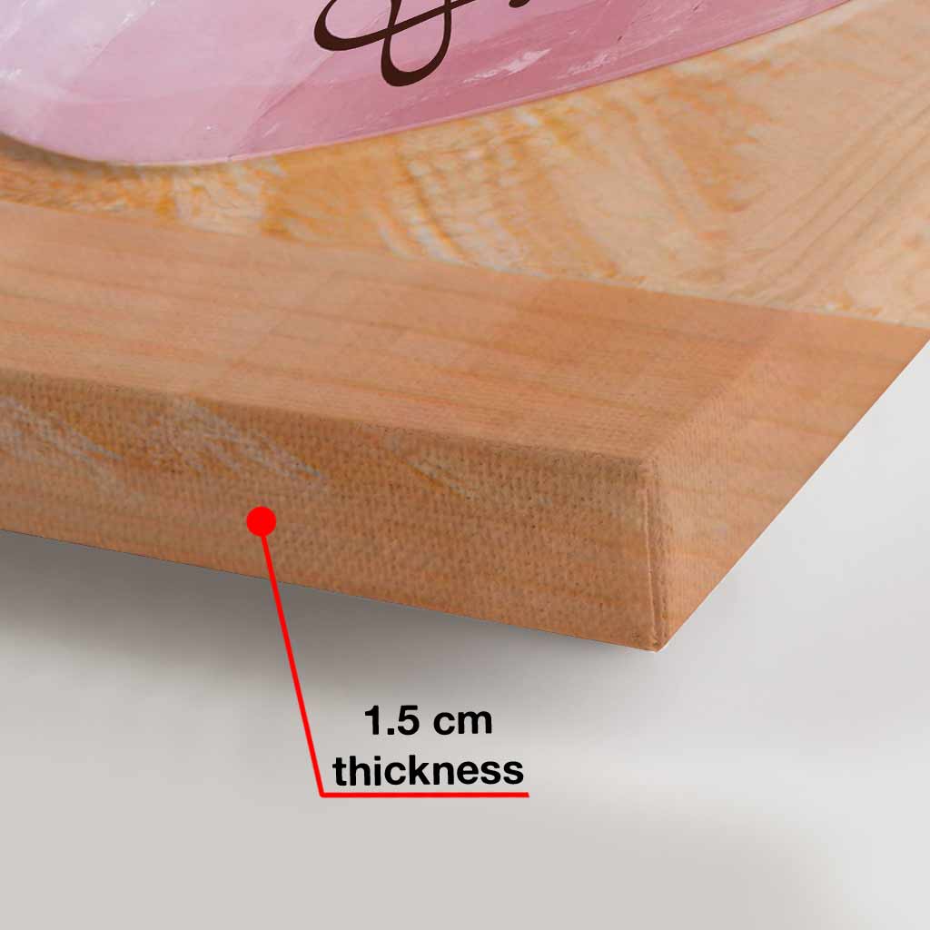 Gott wusste, dass mein Herz dich brauchte – Personalisiertes Poster für Paare