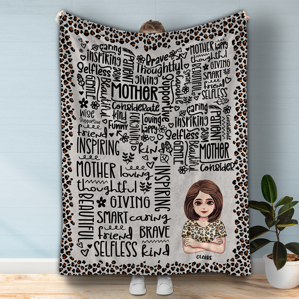 Mom You Are Beautiful - Personalized Mother's Day Mother Blanket