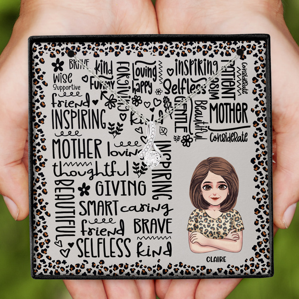 Mama, du bist wunderschön – personalisierte Mutter-Halskette 