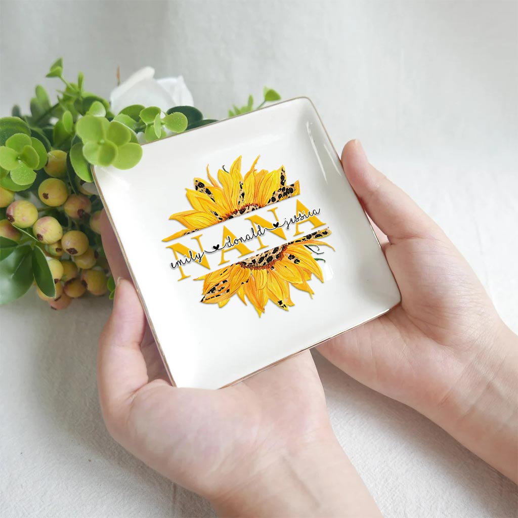 Du bist mein Sonnenschein – Personalisierte Schmuckschale zum Muttertag für Oma