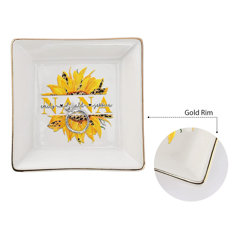 Du bist mein Sonnenschein – Personalisierte Schmuckschale zum Muttertag für Oma