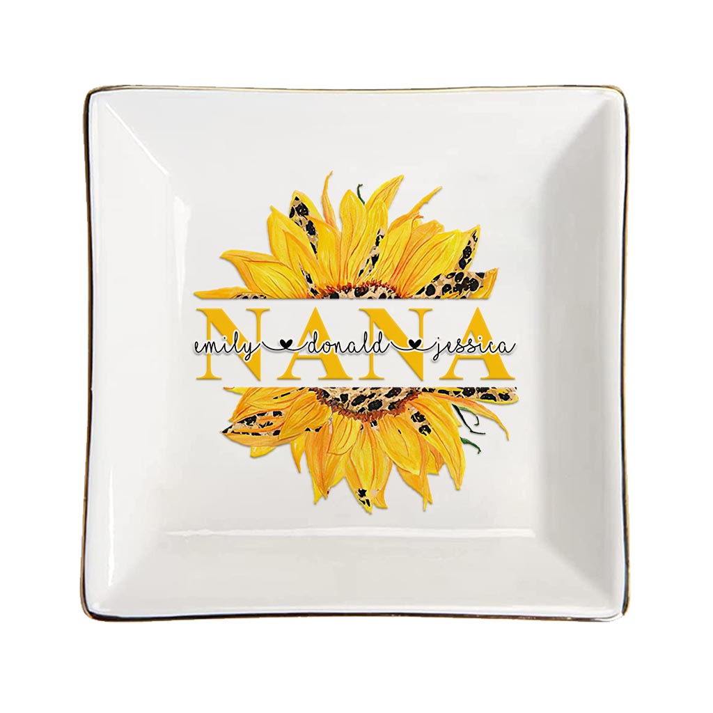 Du bist mein Sonnenschein – Personalisierte Schmuckschale zum Muttertag für Oma