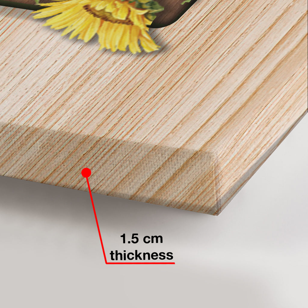 Du bist mein Sonnenschein – Personalisierte Leinwand und Poster zum Muttertag