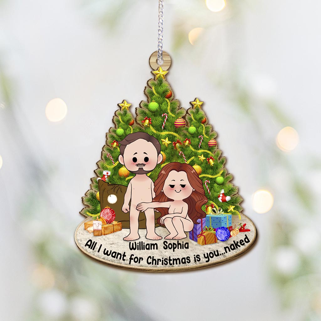 Alles, was ich mir zu Weihnachten wünsche, bist du – Personalisierter Weihnachtsschmuck für Paare