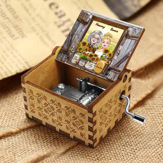 You're My Sunshine - Personalized Mother Hand Crank Music Box