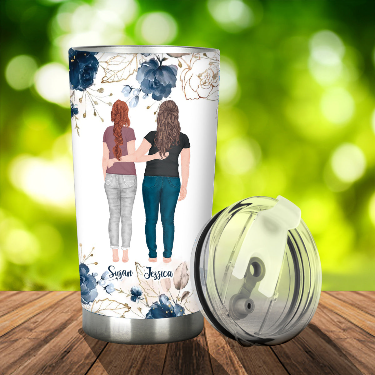 Our Laugh Are Limitless - Personalized Bestie Tumbler