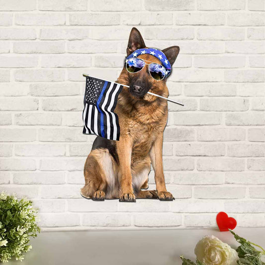 K9 - Polizei-Metallschild