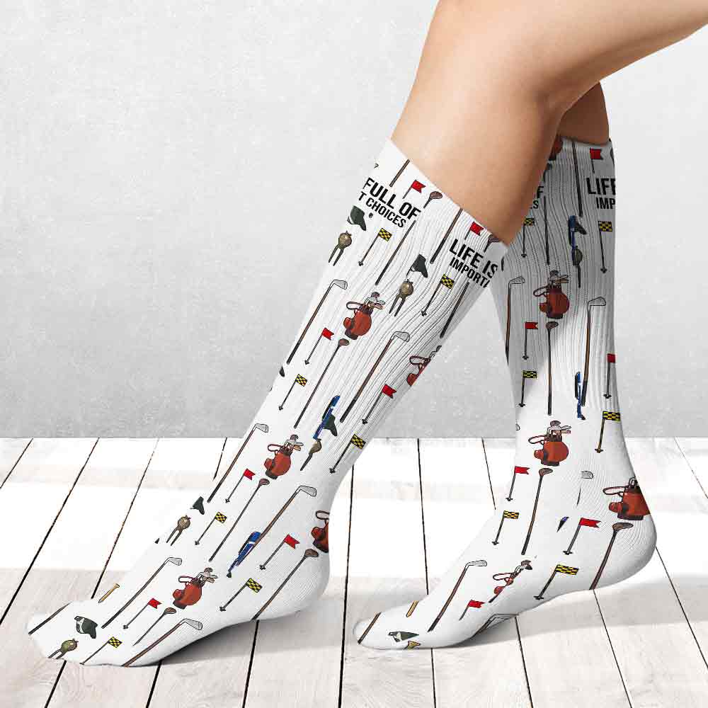 So mache ich das – personalisierte Golfsocken