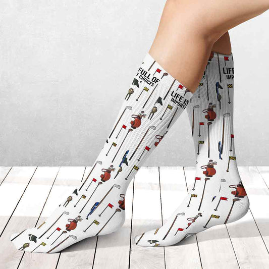 So mache ich das – personalisierte Golfsocken