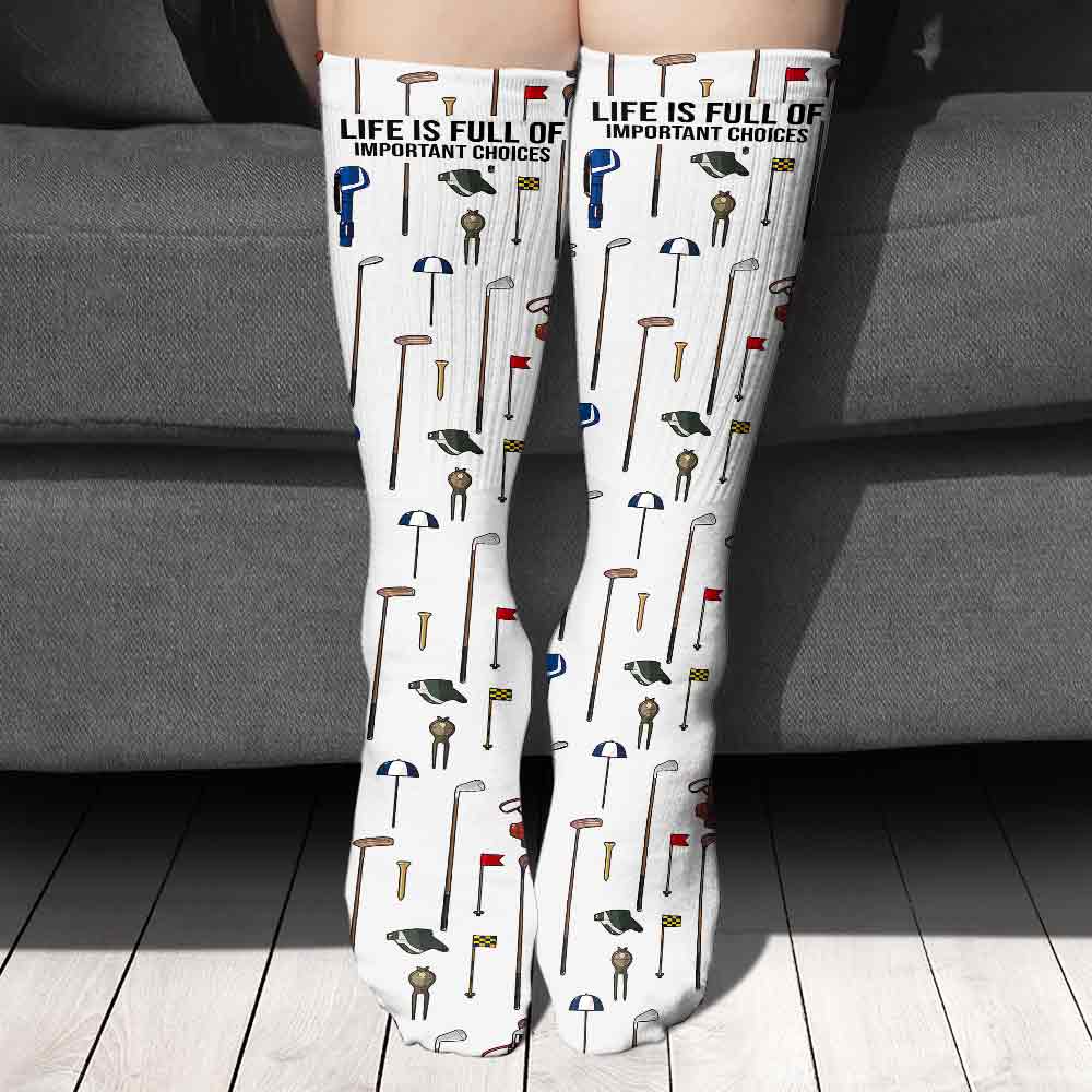 So mache ich das – personalisierte Golfsocken