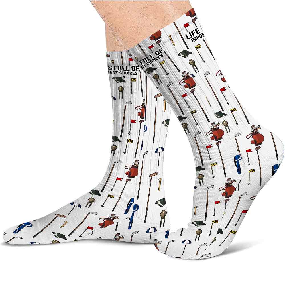 So mache ich das – personalisierte Golfsocken